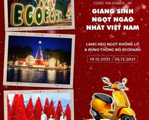 Giáng sinh Ecopark ngọt ngào nhất Việt Nam