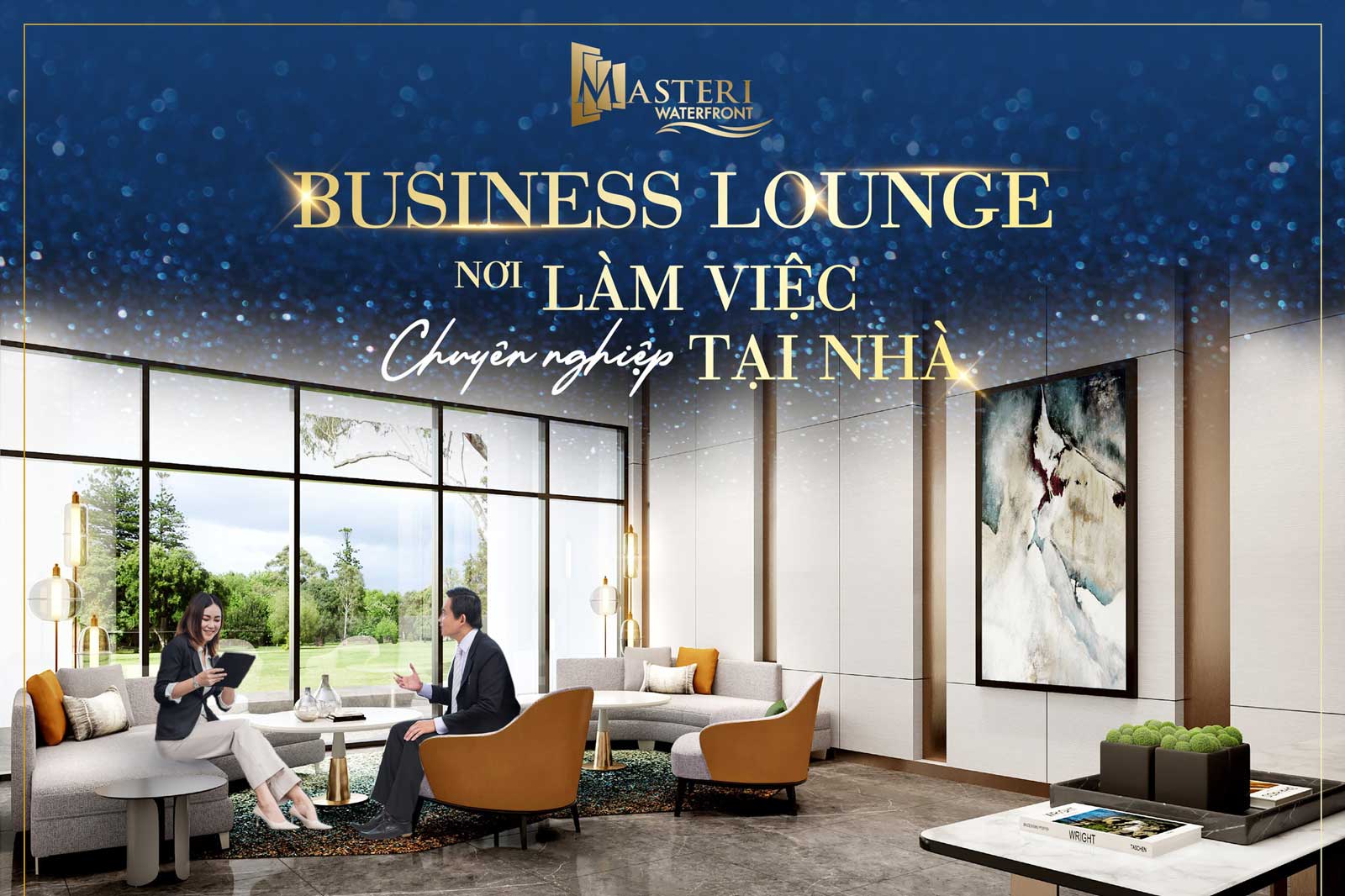 Business Lounge - Nơi làm việc chuyên nghiệp ngay tại Masteri Waterfront - 01
