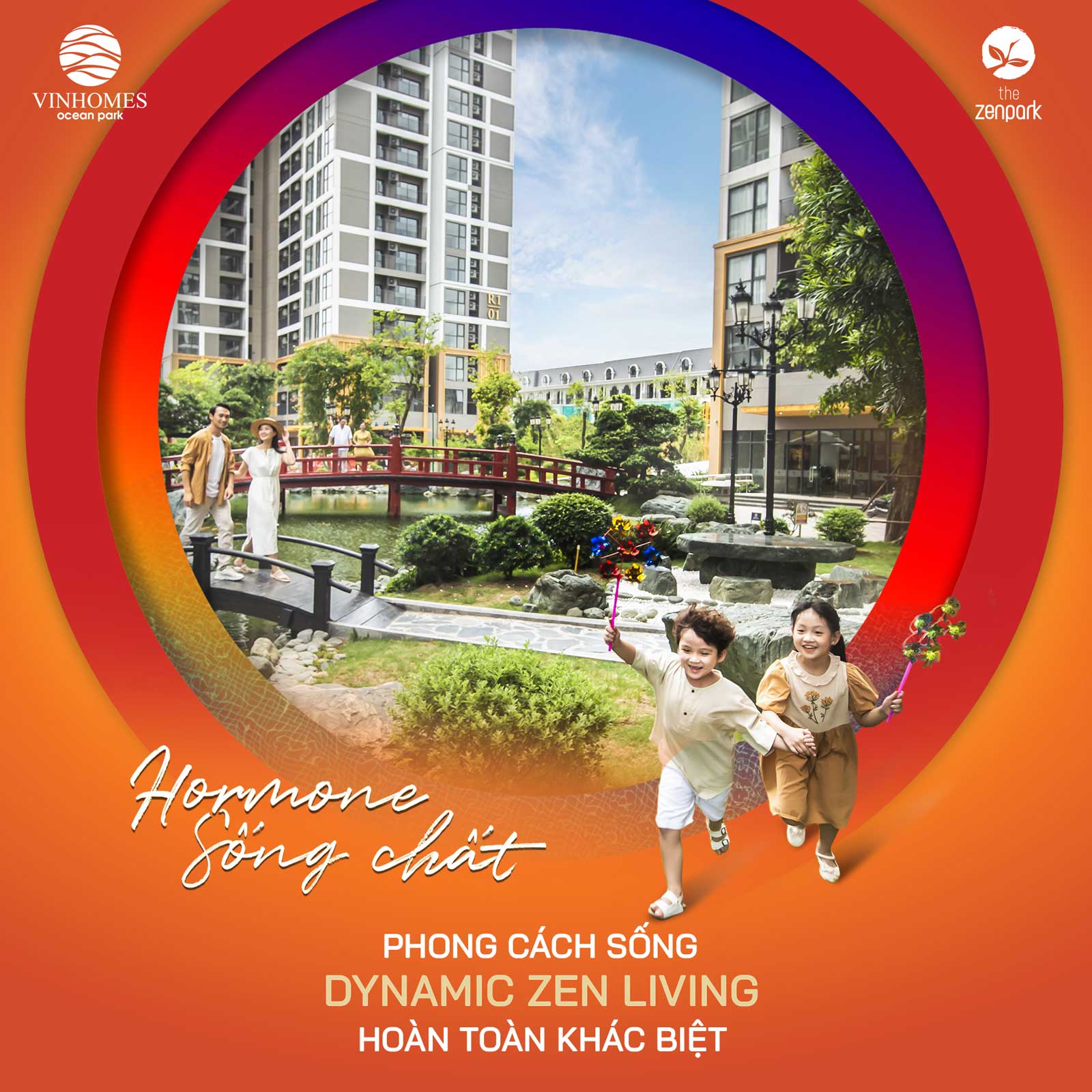 Những hormon hạnh phúc tại The Zenpark - Vinhomes Ocean Park - 02