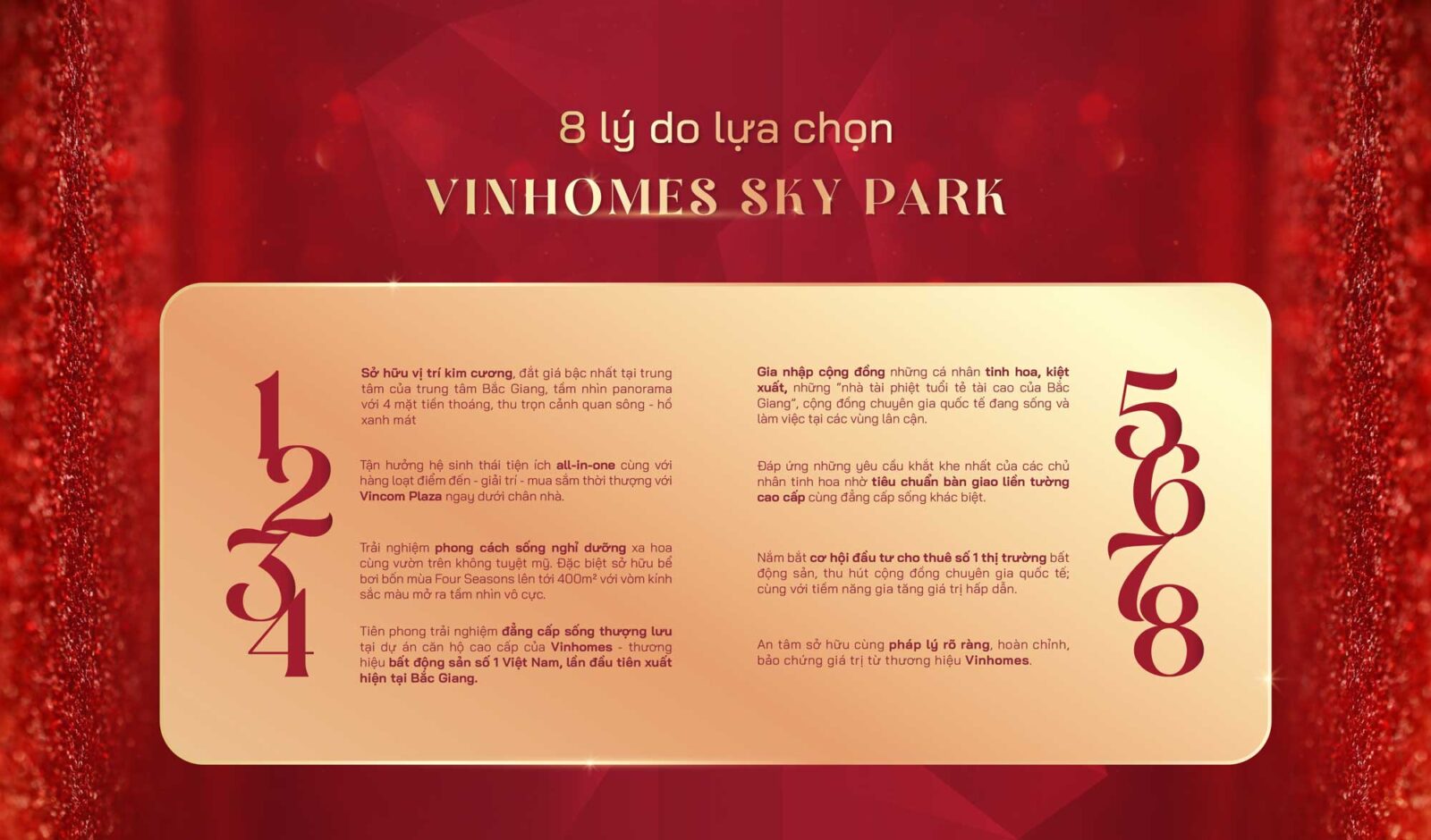 8 lý do lựa chọn mua Vinhomes Sky Park