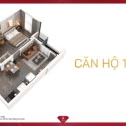 Phối cảnh căn hộ 1 phòng ngủ Vinhomes Sky Park - 01