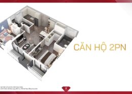 Phối cảnh căn hộ 2 phòng ngủ Vinhomes Sky Park - 01