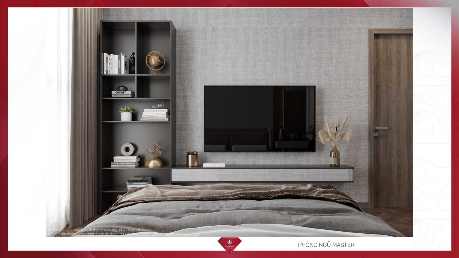 Phối cảnh căn hộ 3 phòng ngủ Vinhomes Sky Park - 11