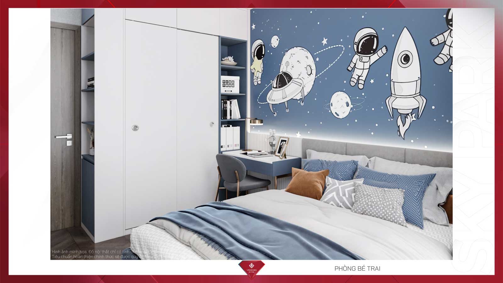 Phối cảnh căn hộ 3 phòng ngủ Vinhomes Sky Park - 14