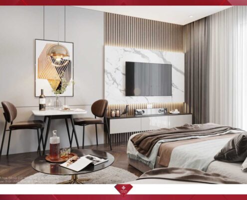 Phối cảnh căn hộ Studio Vinhomes Sky Park - 02