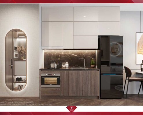 Phối cảnh căn hộ Studio Vinhomes Sky Park - 06