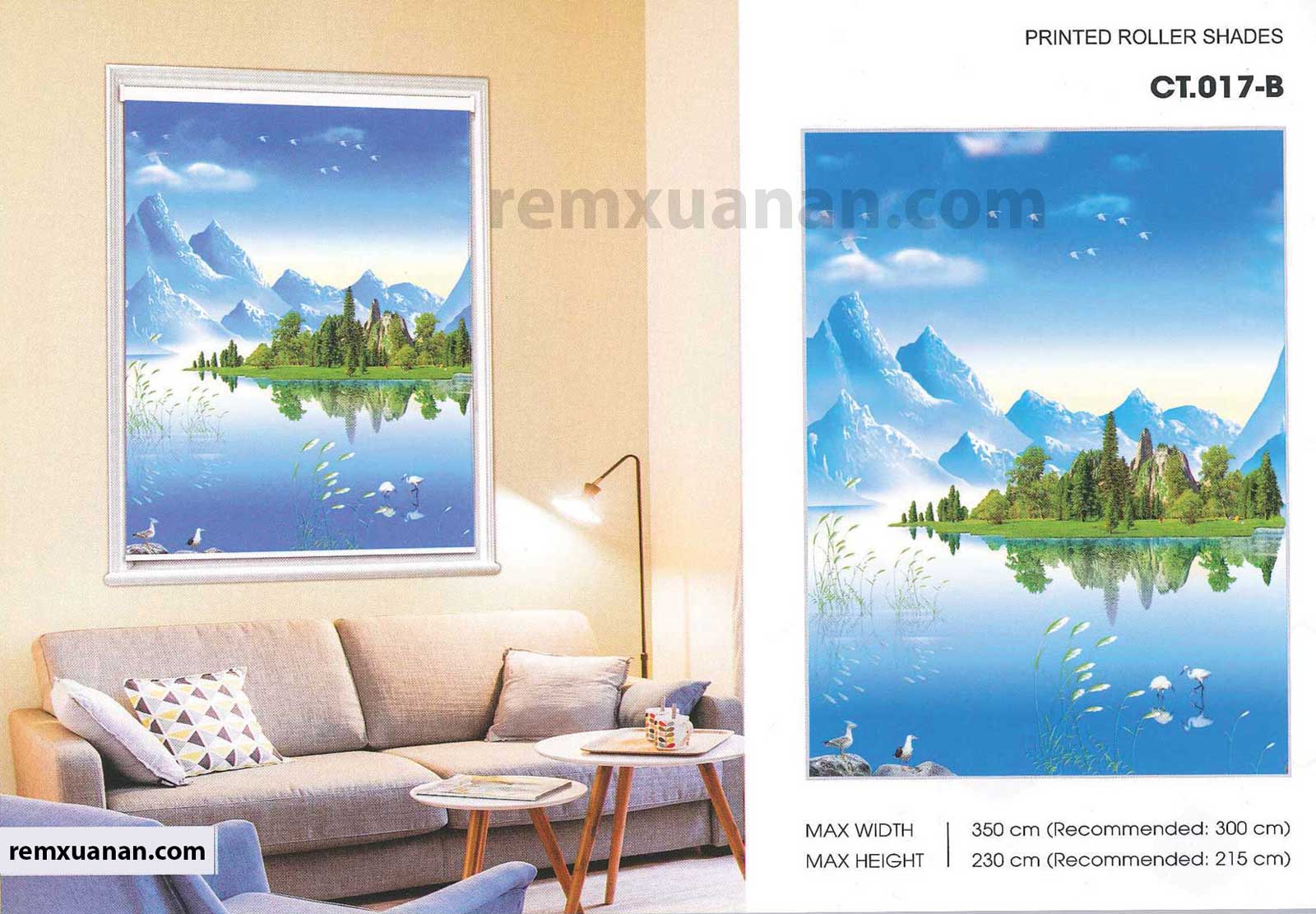 Rèm cuốn tranh - rèm cửa Long Biên - 02