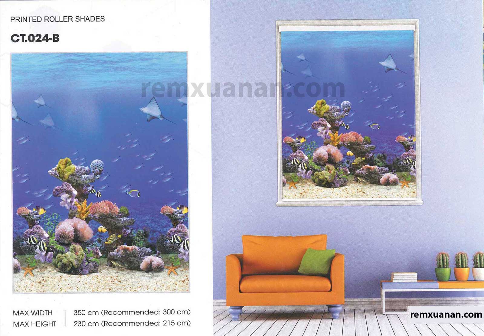 Rèm cuốn tranh - rèm cửa Long Biên - 03