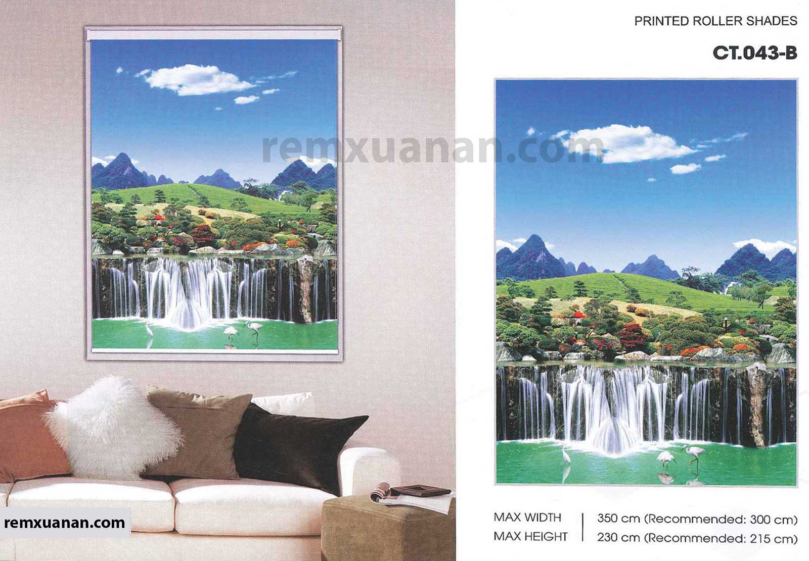 Rèm cuốn tranh - rèm cửa Long Biên - 06