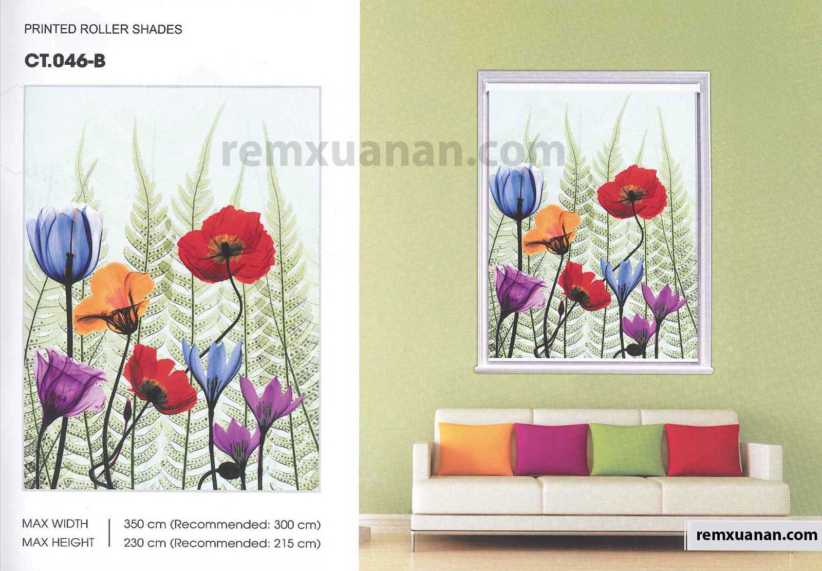 Rèm cuốn tranh - rèm cửa Long Biên - 07