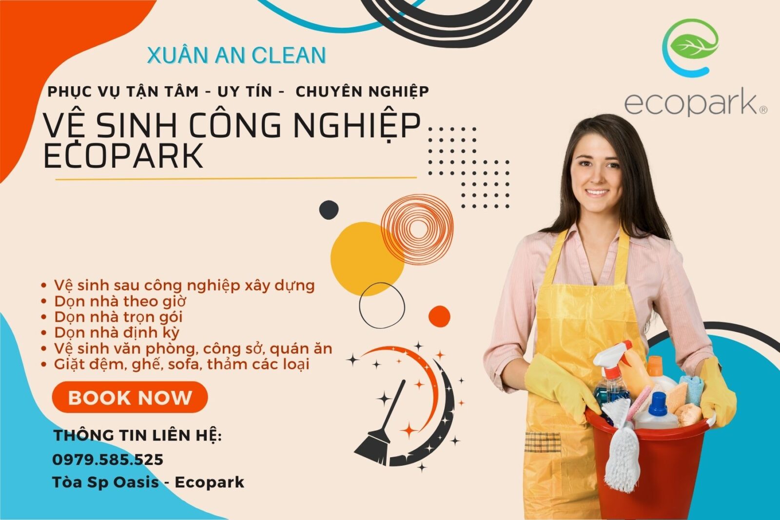 ve-sinh-cong-nghiep-xuan-an-ecopark-xanh